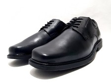 Marks And Spencer Shoes Size 10 UK Mens Airflex Extra Wide Fit Black Leather New