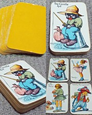 Linda Edgerton 1920s Chad Valley Antique Vintage Snap Card Game