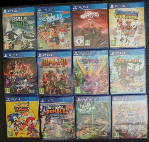 New sealed ps4 - games, for