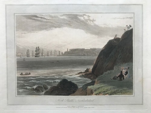 1822 antique print north - 1822,