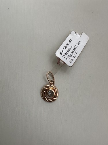 Russian gold pendant - russian,