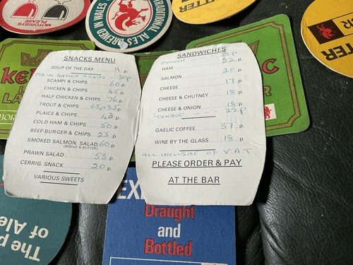 Beermats border wales - beermats,