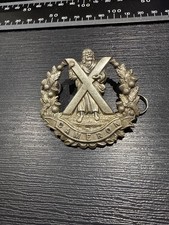 Cameron Highlanders Original British Army Cap Badge P57