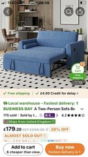 2 Seater Sofa Bed