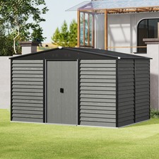 Metal garden shed 8x7ft - garden, 10x8ft