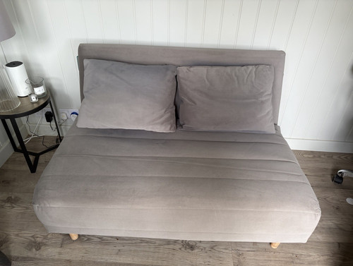 Grey velvet upholstered - velvet,