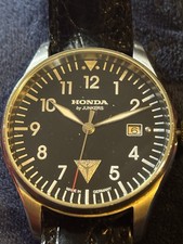 JUNKERS Honda WATCH Quartz Rare Excellent Movement Working Order Croc Strap