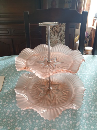 Vintage art deco style pink - art,