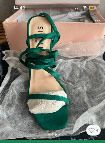 Simmi green suede - green,