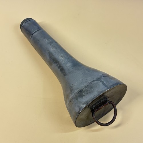Pewter hunting horn flask loop - flask,
