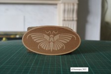 ART DECO MOTH-04  VENEER INLAY-MARQUETRY VENEER..