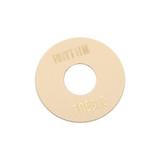 Hosco Les Paul Rhythm/Treble Poker Chip Style Switch Plate (Ivory)