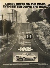 1981 Subaru GLF PRINT AD