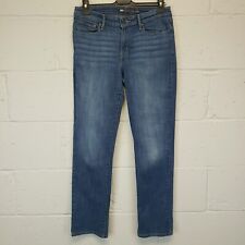 Levi's DEMI CURVE Jeans Stretch Mid Rise Size 10 W30 Womens Blue Straight