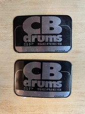 CB Drums Metal Drum Kit Badge - X2 - Good Condition?