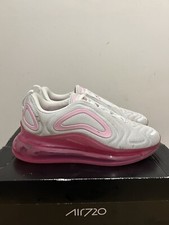 ladies Nike Air Max 720 Laser pink fuchsia white Trainers Size UK 6