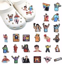 12pcs Harry Styles One Direction Shoe Charms - Will fit croc crocs