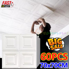 60PC Tile Brick Ceiling Panel