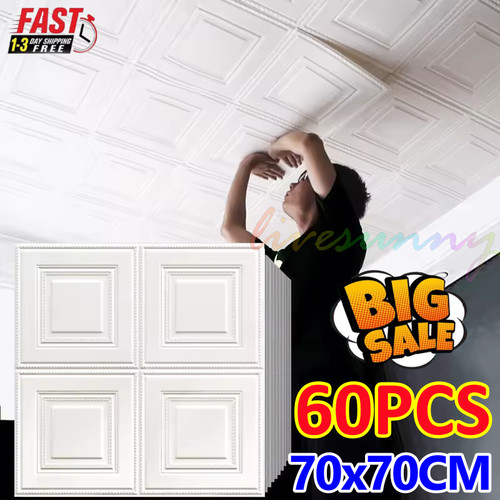60pc tile brick ceiling - 60pc,