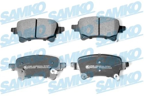 Rear brake pad set disc - rear,