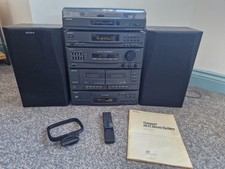 Sony LBT-D117 Compact HI-FI Stereo System & Speakers - Faulty Cassette - Tested 