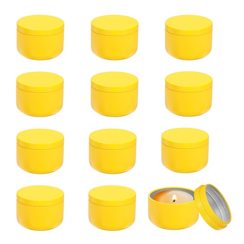 12pcs 3oz candle tins metal - 3oz,