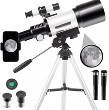 Telescope for Kids Adults Beginners, 150X Astronomical Refractor Telescope, 70mm