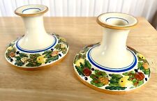 Pair Of Adams China Candlesticks
