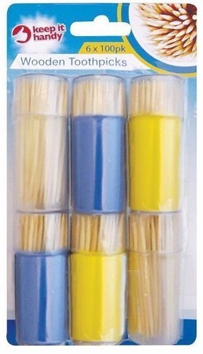 600pcs wooden toothpicks - 600pcs,