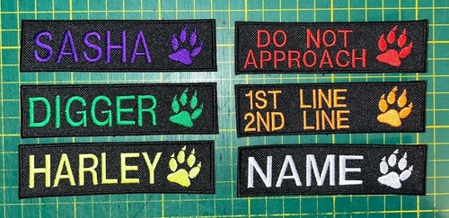 Personalised dog name - personalised, badge