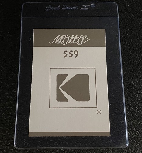 Kodak vintage card 1987 motto - 1987,