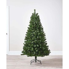 6ft 1.8m Evergreen Fir Artificial Christmas Tree Xmas Homebase - New Boxed