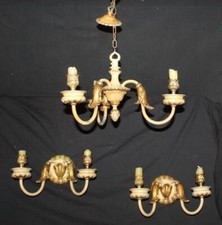 A VINTAGE TOLEWARE CANDLE