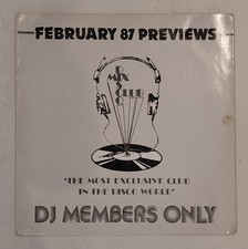 DMC FEBRUARY 87 PREVIEWS DISCO