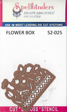 Spellbinders Flower Box Cutting Die for cardmaking, scrapbooking, crafts