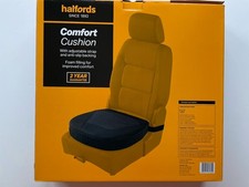 Halfords Comfort Cushion Car Seat With Adjustable Straps Foam Car Seat