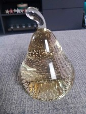 Gold Murano Glass Pear