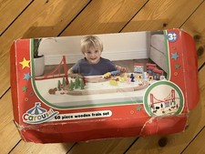 Carousel 60 Piece Wooden Train