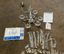 Searchlight 399-5 Marie Therese 5 Light, clear crystal-No box