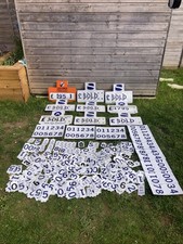 LARGE JOBLOT OF GARAGE SHOWROOM CAR SALES PRICE TAGS DEALERSHIP, AUTOMOBILIA