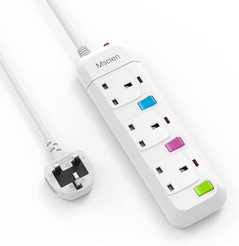 Extension lead with switches - with, 3