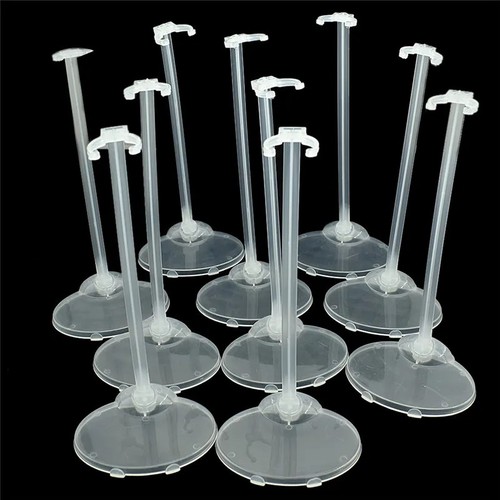 10pcs clear doll stand display - 10pcs,