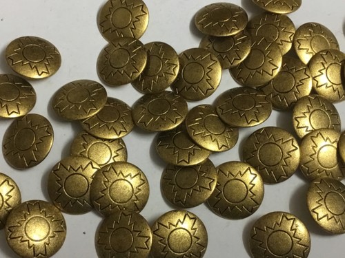 Heavy gold patterned - gold, metal