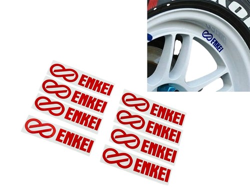 Enkei wheel rim stickers - wheel,