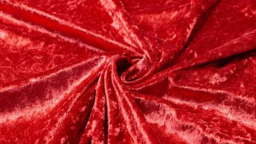 Premium crushed velvet dress - crushed,