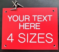 Engraved Signs Plaque Door