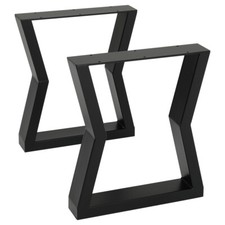 2x Industrial Metal Table Legs