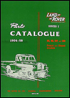 Land rover parts - land, book