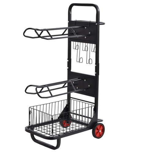 Rolling saddle rack portable - rolling,