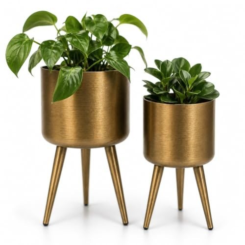 Closing sale metal plant - sale:, pots